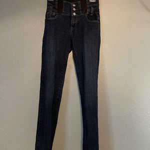 Women’s High Rise Denim Skinny Jeans Size 3
